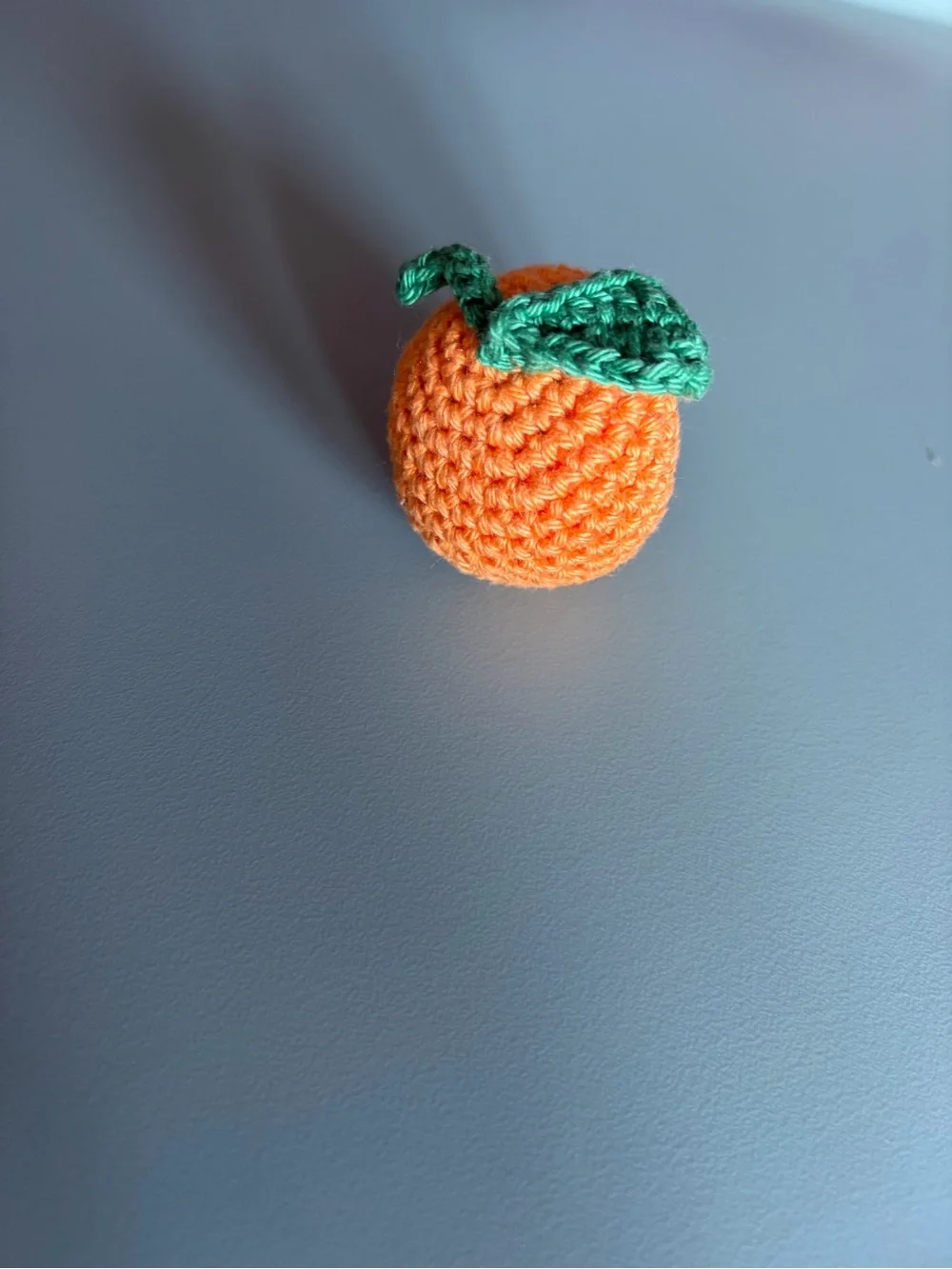 Crocheted Pretzel & Fruit Play Set - Orange, Red, Green